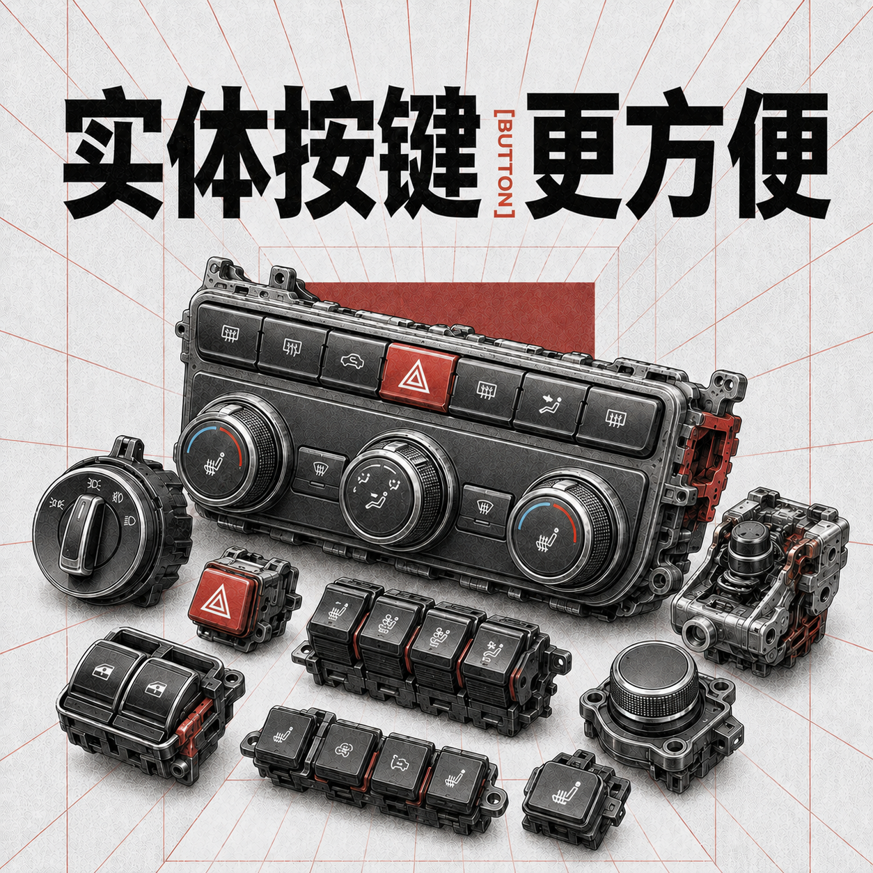 实体按键更方便